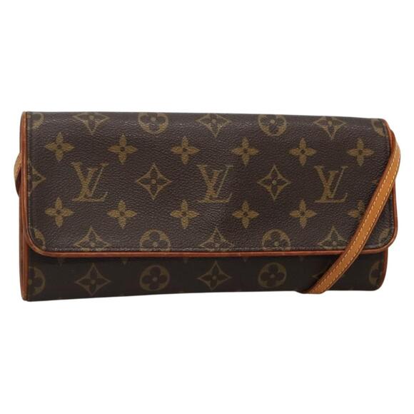 LOUIS VUITTON Monogram Pochette Twin GM Shoulder Bag M51852 - Picture 1 of 16